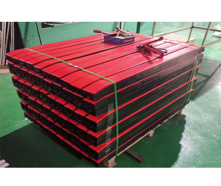 Coal Mining Conveyor Belt UHMWPE and Rubber impact bar 