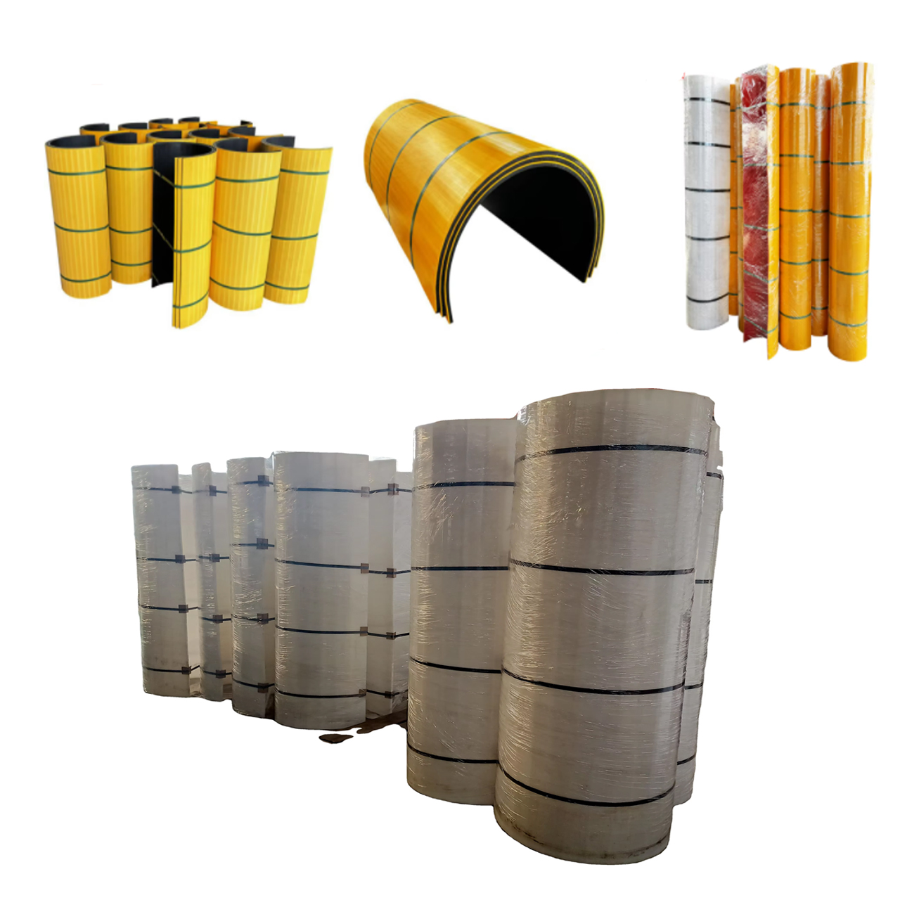 UHMWPE material screw conveyor durable and self-lubrication liner 