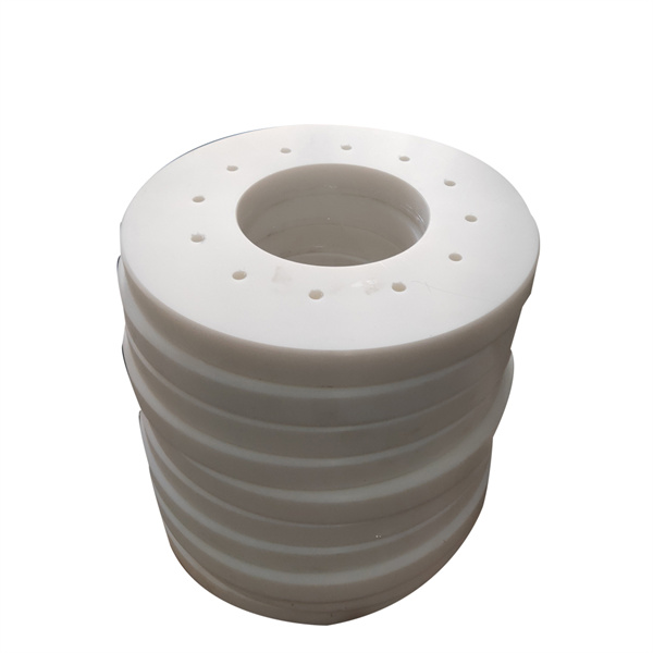 Machined UHMWPE conveyor rollers 