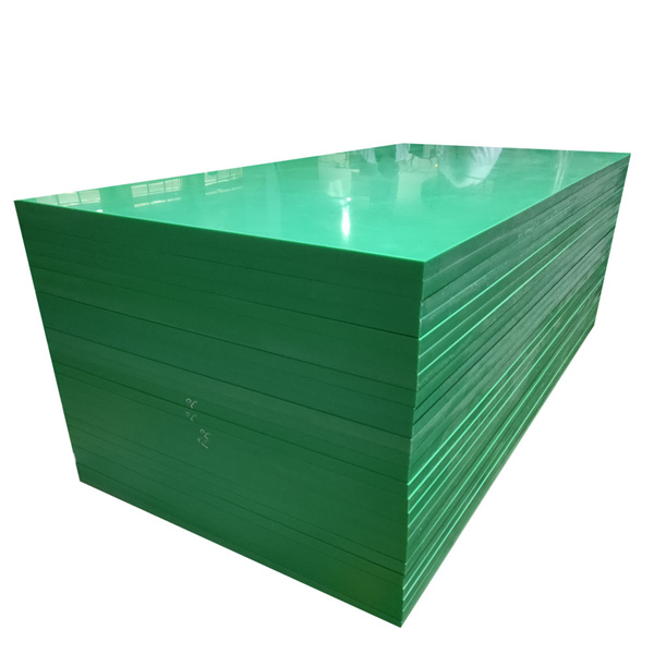 green color UHMWPE sheets to make chain guide