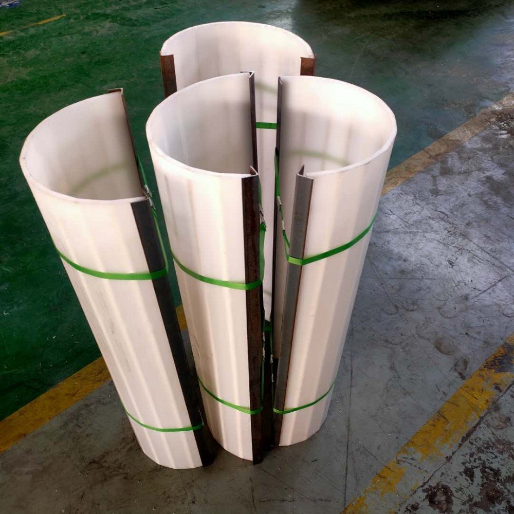 UHMWPE material screw conveyor durable and self-lubrication liner 