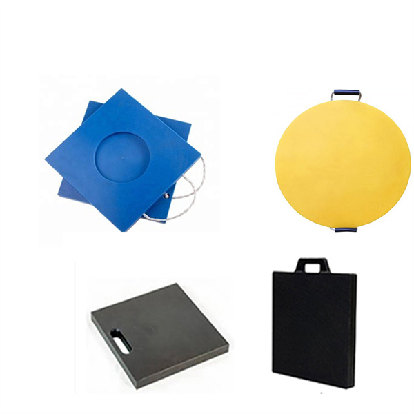 Virgin durable UHMWPE crane foot safe support pads 