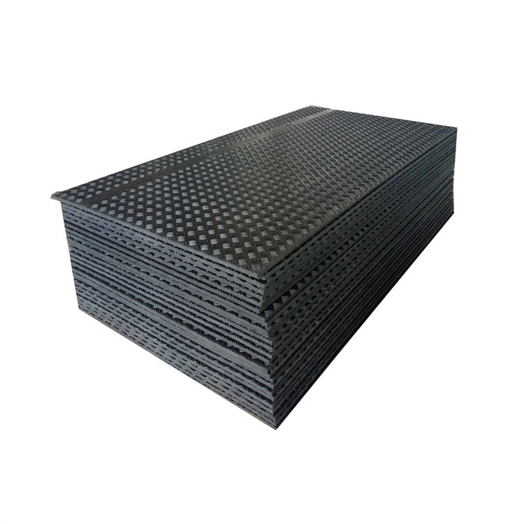 HDPE paving road mat Temporary walkway access mat on construction site 