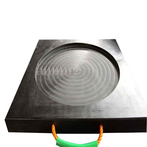 Crane truck UHMW-PE plastic jacking pads cribbing plate 