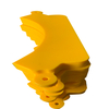 yellow color cut-to-size UHMWPE machining parts 