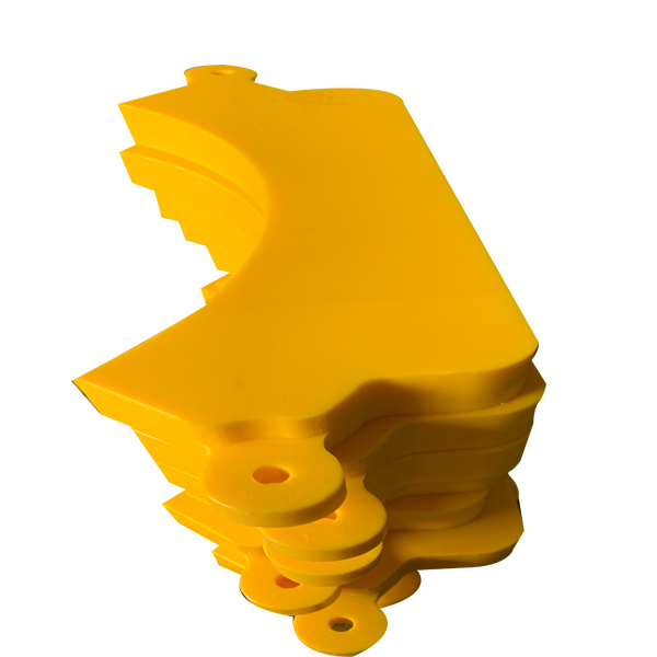 yellow color cut-to-size UHMWPE machining parts 