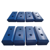 Blue color UHMWPE cutting board UPE high wear support block 
