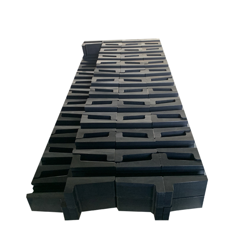 Iregular Shape UHMW-PE cushion slide block for Industry equipment