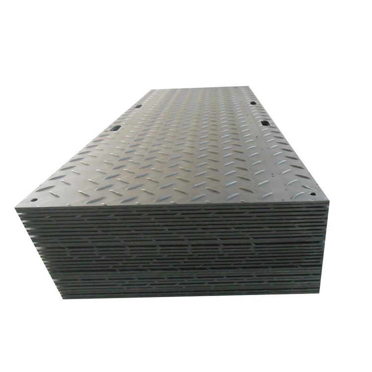 HDPE paving road mat Temporary walkway access mat on construction site 